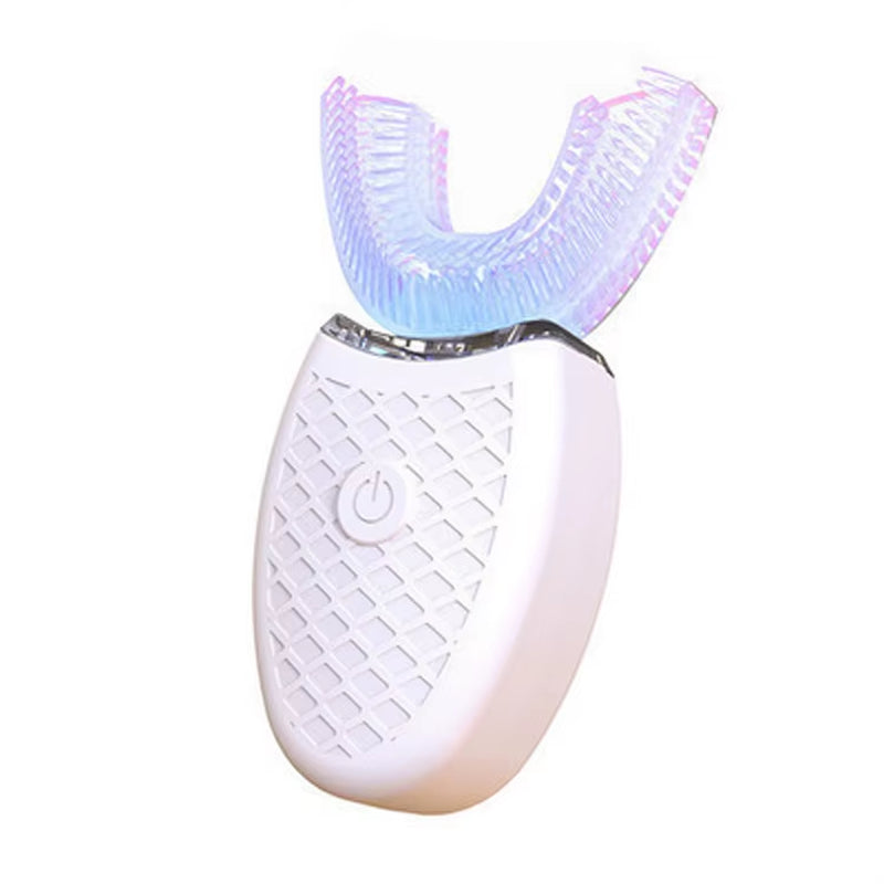 Electric Toothbrush for Adult Automatic USB Charge U-Shaped Sonic Wave Toothbrush 360 Degrees Intelligent Rechargeable Toothbrus